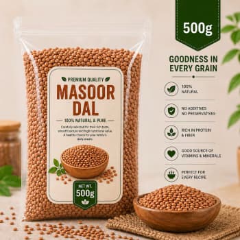 Masoor Dal 500g – Easy-to-Cook Desi Red Lentils